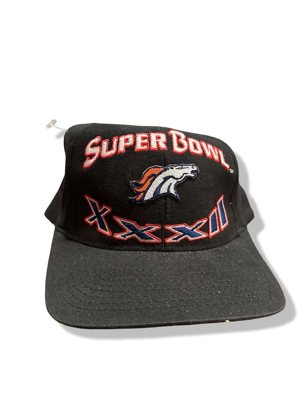 Logo Athletic Denver Broncos Super Bowl XXXII Hat One Size Black